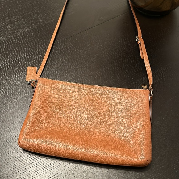 Coach Leather Small Cognac Handbag - Picture 4 of 6